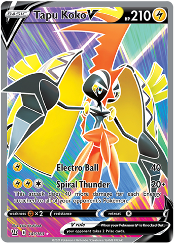 Tapu Koko V (147/163) [Sword &amp; Shield: Battle Styles] 