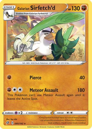 Galarian Sirfetch'd (095/192) (Theme Deck Exclusive) [Sword &amp; Shield: Rebel Clash] 