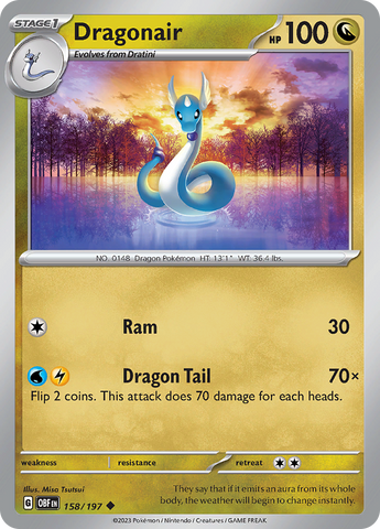 Dragonair (158/197) [Scarlet &amp; Violet: Obsidian Flames] 