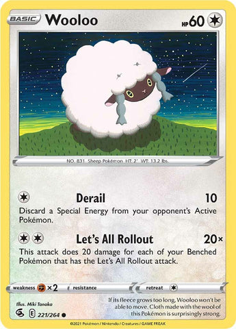 Wooloo (221/264) [Sword &amp; Shield: Fusion Strike] 