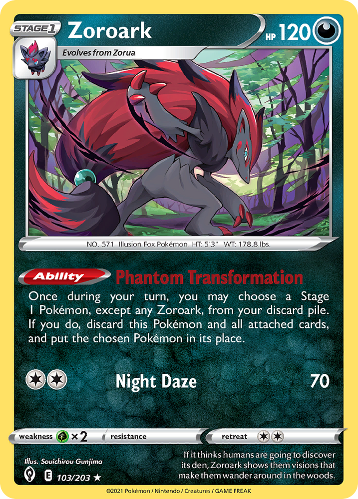 Zoroark (103/203) (Theme Deck Exclusive) [Sword &amp; Shield: Evolving Skies] 