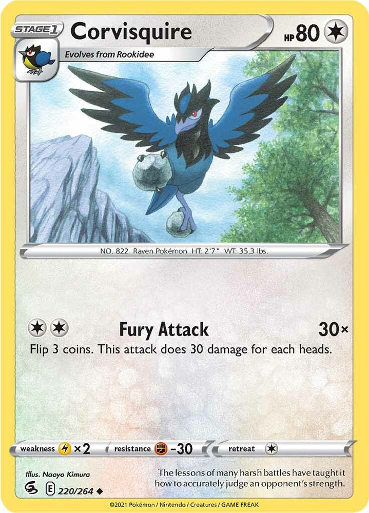 Corvisquire (220/264) [Sword &amp; Shield: Fusion Strike] 