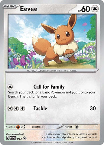 Eevee (043) [Scarlet &amp; Violet: Black Star Promos] 