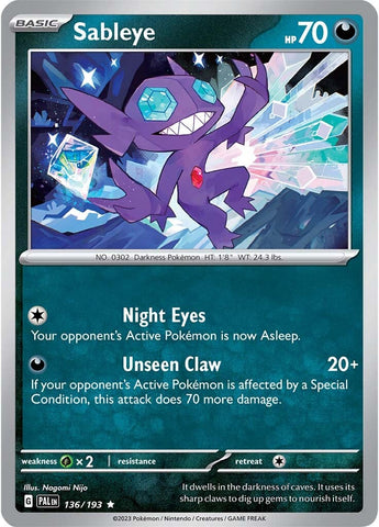 Sableye (136/193) [Scarlet &amp; Violet: Paldea Evolved] 