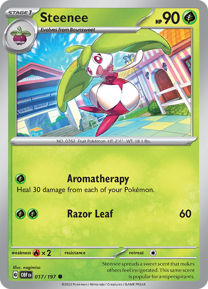 Steenee (017/197) [Scarlet &amp; Violet: Obsidian Flames] 