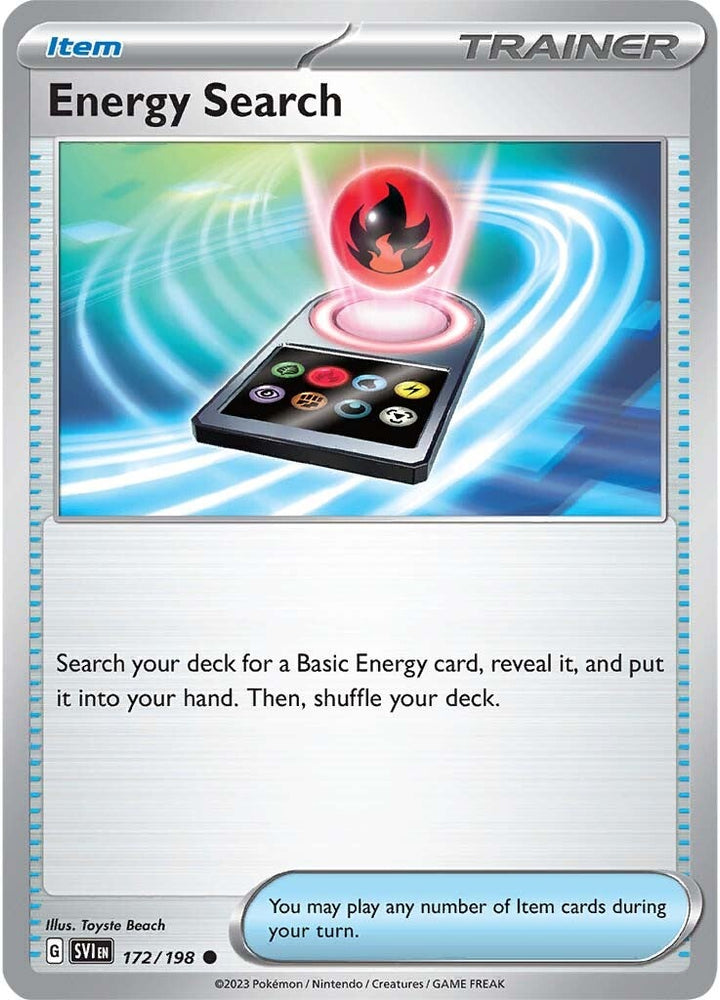 Energy Search (172/198) [Scarlet &amp; Violet: Base Set] 