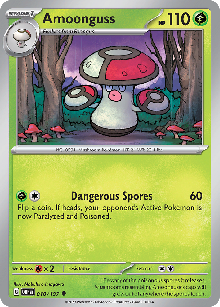 Amoonguss (010/197) [Scarlet &amp; Violet: Obsidian Flames] 