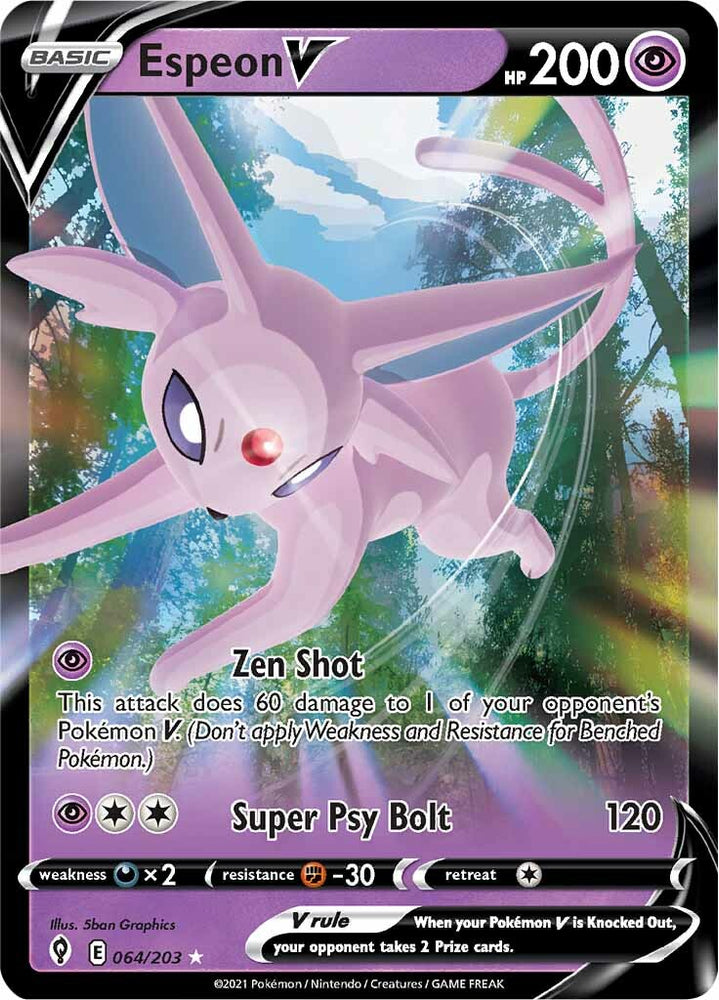 Espeon V (064/203) [Sword &amp; Shield: Evolving Skies] 