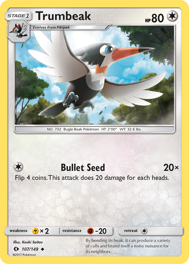 Trumbeak (107/149) [Sun &amp; Moon: Base Set] 
