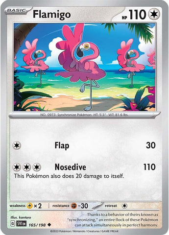 Flamigo (165/198) [Scarlet &amp; Purple: Base Set] 