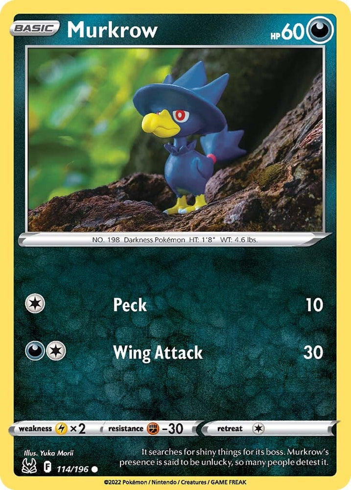 Murkrow (114/196) [Sword &amp; Shield: Lost Origin] 