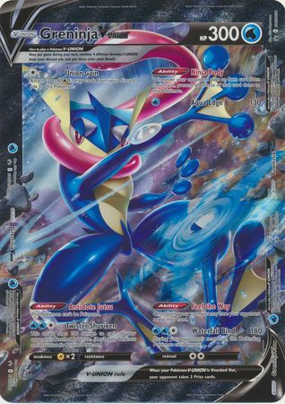 Greninja V-Union (Jumbo Card) [Sword &amp; Shield: Black Star Promos] 