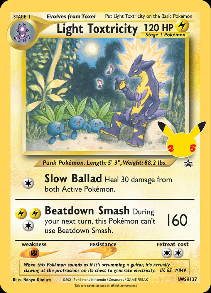 Light Toxtricity (SWSH137) (Jumbo Card) [Sword &amp; Shield: Black Star Promos] 