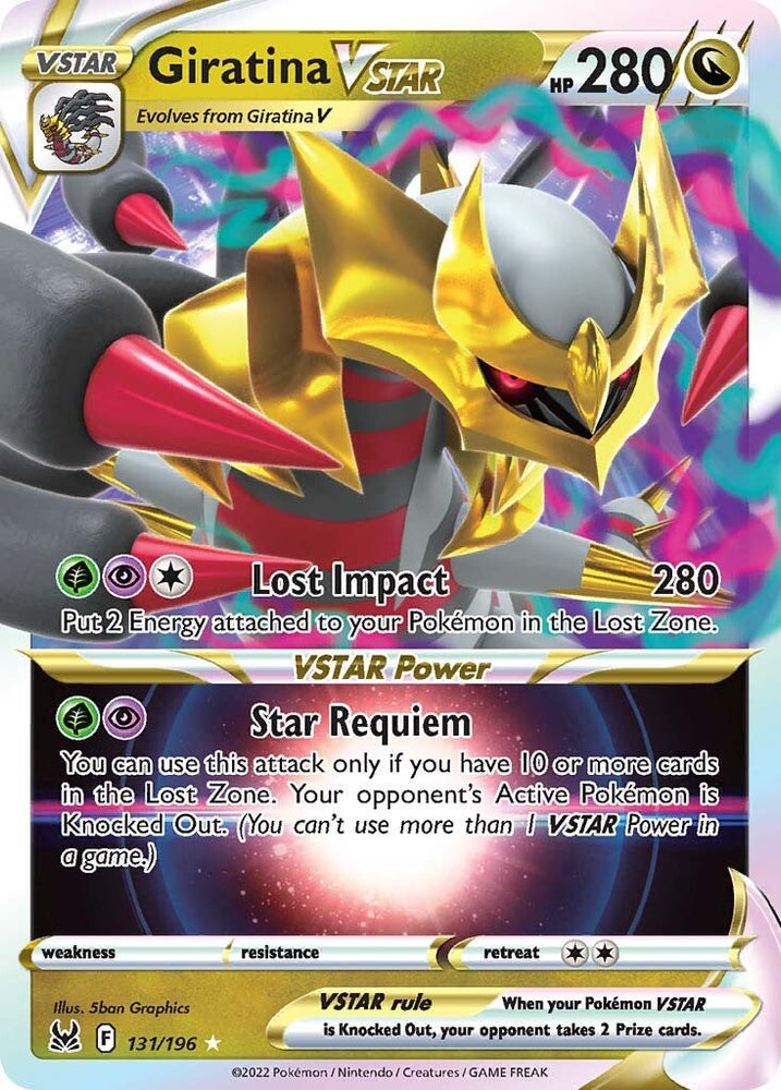 Giratina VSTAR (131/196) (Jumbo Card) [Sword &amp; Shield: Lost Origin] 