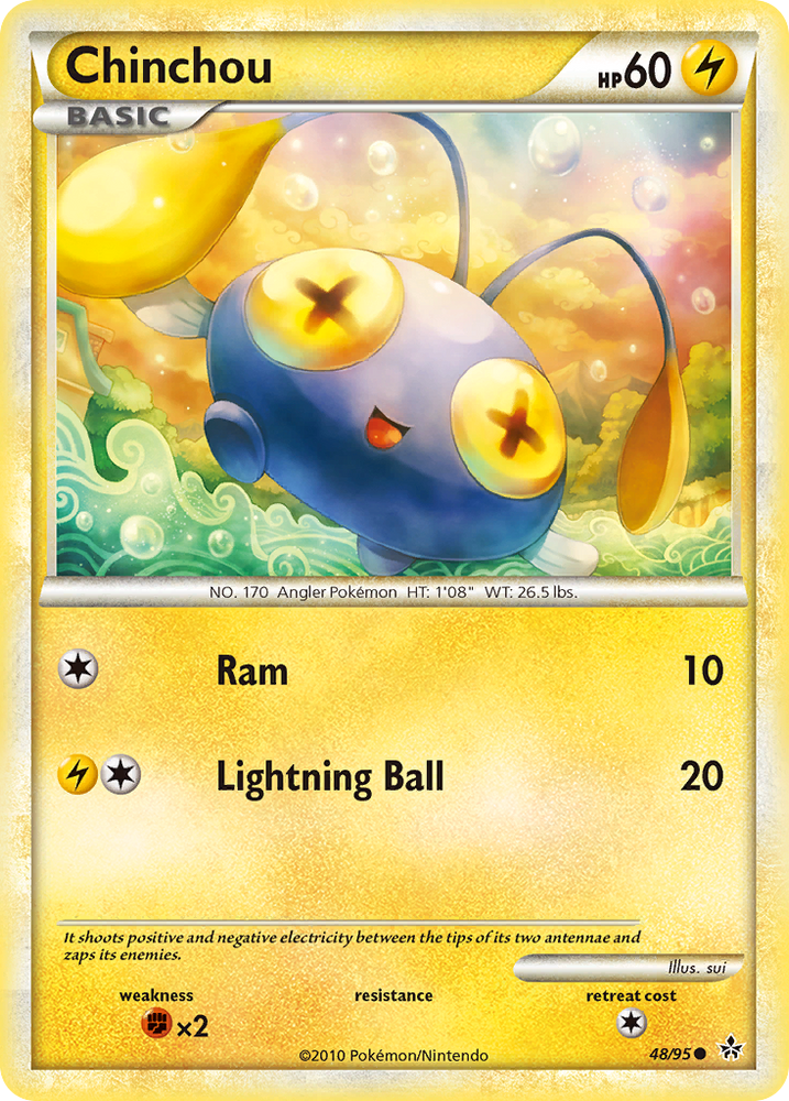 Chinchou (48/95) [HeartGold &amp; SoulSilver: Unleashed] 