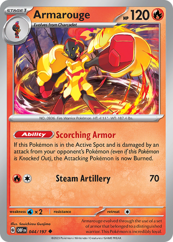 Armarouge (044/197) [Scarlet &amp; Violet: Obsidian Flames] 