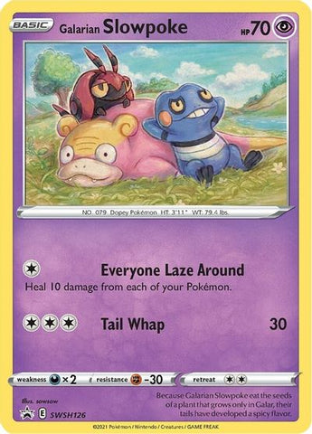 Galarian Slowpoke (SWSH126) [Sword &amp; Shield: Black Star Promos] 