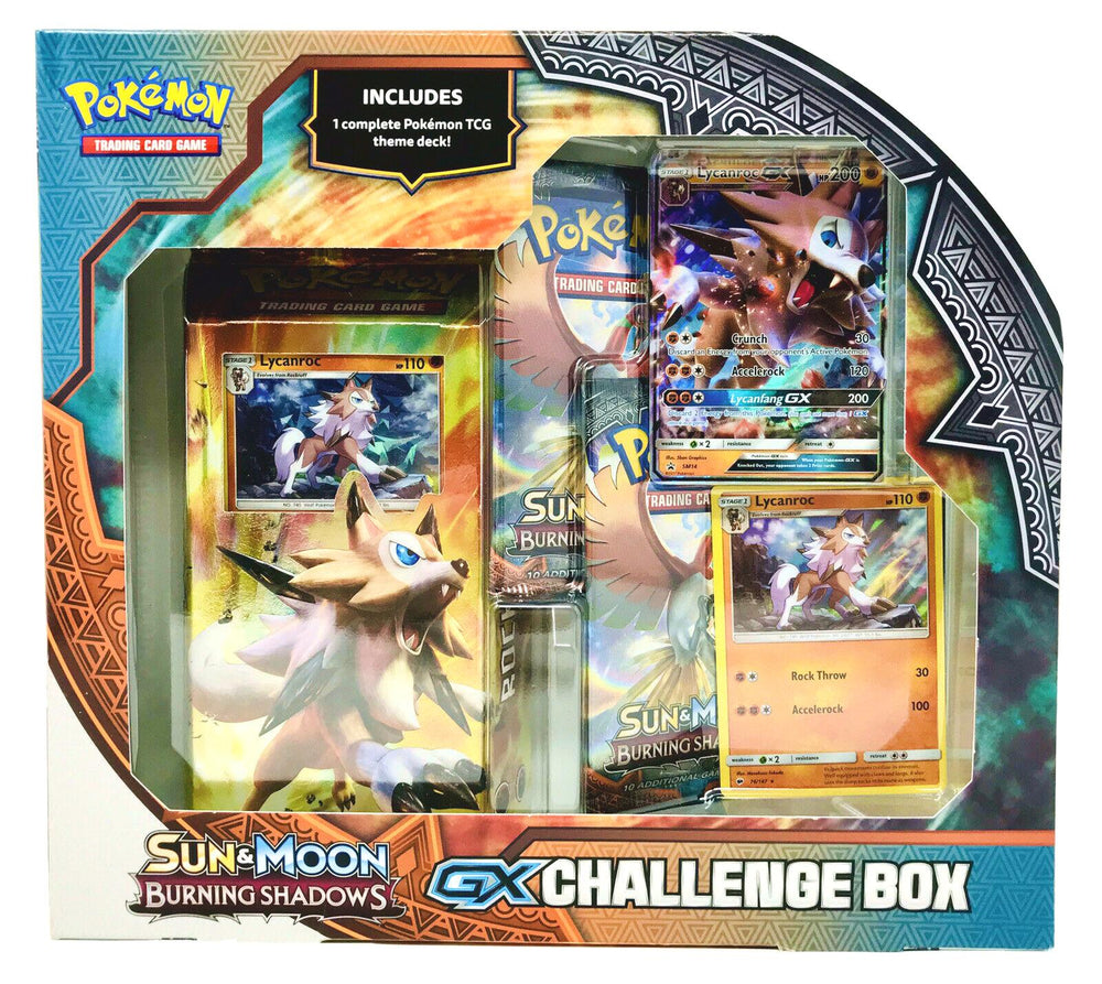 Sun & Moon: Burning Shadows - Challenge Box (Lycanroc GX)