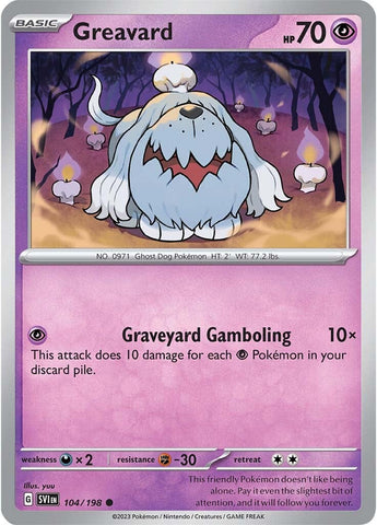 Greavard (104/198) [Scarlet &amp; Violet: Base Set] 