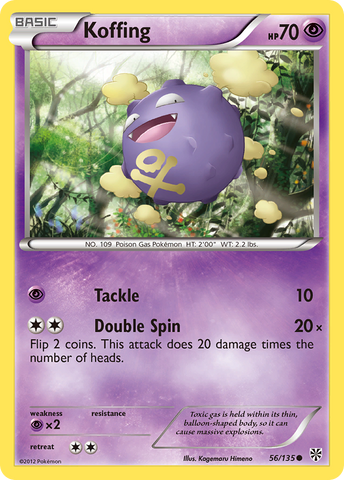Koffing (56/135) [Black &amp; White: Plasma Storm] 