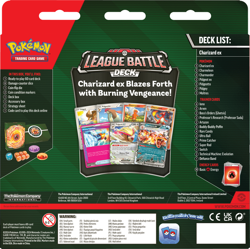 League Battle Deck - Charizard EX (DISPONIBLE LE 15 NOVEMBRE 2024)