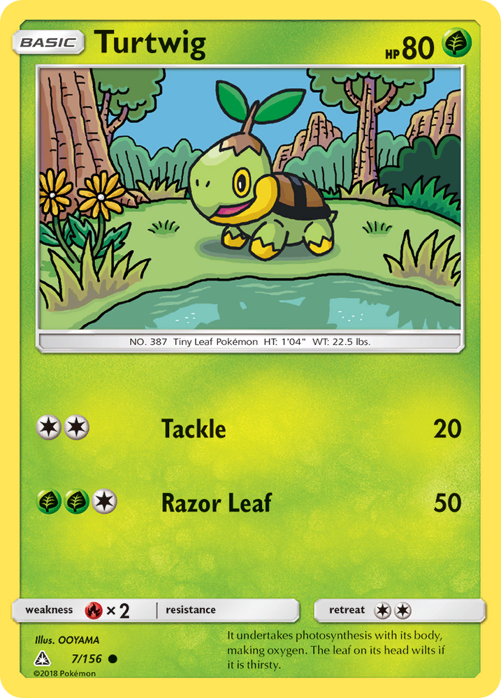 Turtwig (7/156) [Sun &amp; Moon: Ultra Prism] 