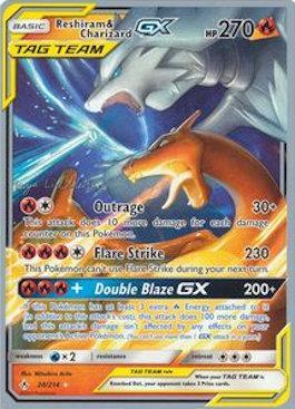 Reshiram &amp; Charizard GX (20/214) (Fire Box - Kaya Lichtleitner) [World Championships 2019] 