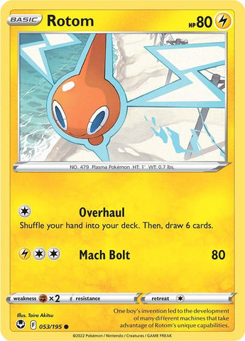 Rotom (053/195) [Sword &amp; Shield: Silver Tempest] 