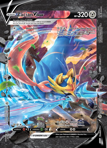 Zacian V-Union (Jumbo Card) [Sword &amp; Shield: Black Star Promos] 