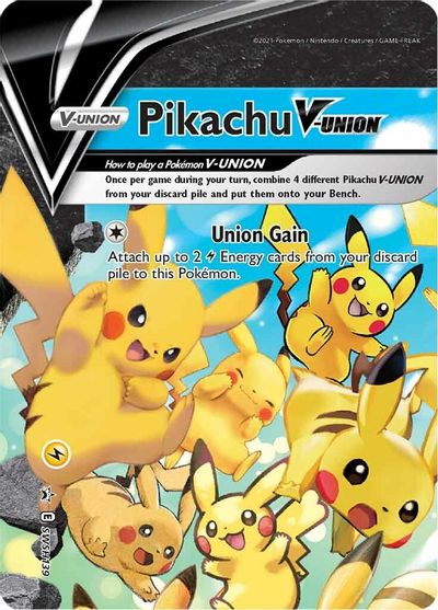 Pikachu V-UNION (SWSH139) (Celebrations) [Sword &amp; Shield: Black Star Promos] 