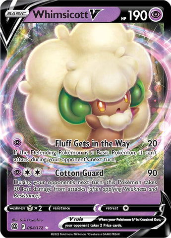 Whimsicott V (064/172) [Sword &amp; Shield: Brilliant Stars] 