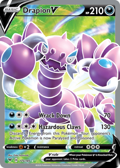 Drapion V (175/185) [Sword &amp; Shield: Vivid Voltage] 