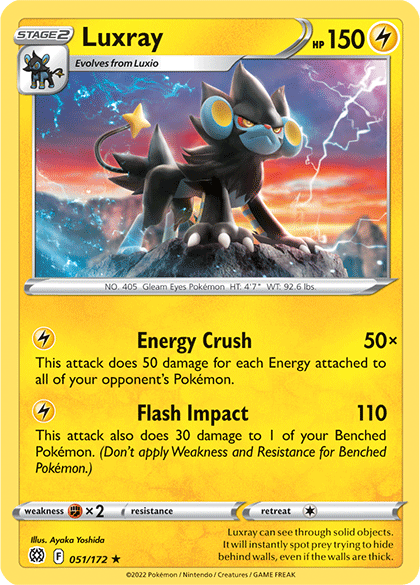 Luxray (051/172) [Sword &amp; Shield: Brilliant Stars] 