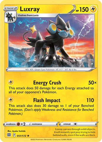 Luxray (051/172) [Sword &amp; Shield: Brilliant Stars] 