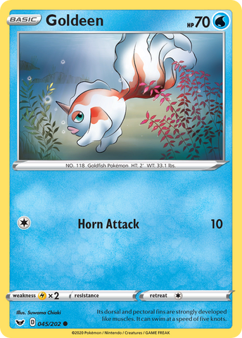 Goldeen (045/202) [Sword &amp; Shield: Base Set]