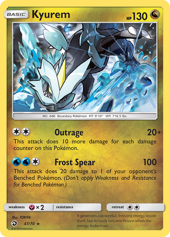 Kyurem (47/70) [Sun &amp; Moon: Dragon Majesty] 