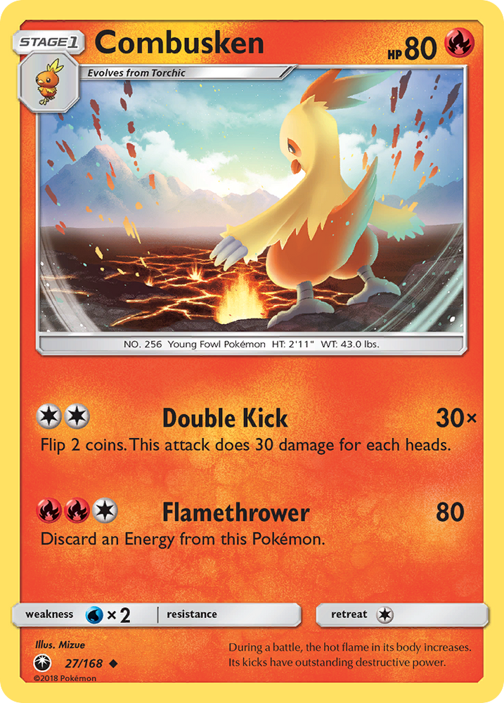 Combusken (27/168) [Sun &amp; Moon: Celestial Storm] 