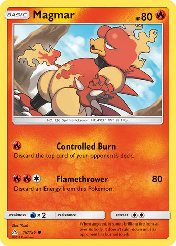 Magmar (18/156) [Sun &amp; Moon: Ultra Prism] 