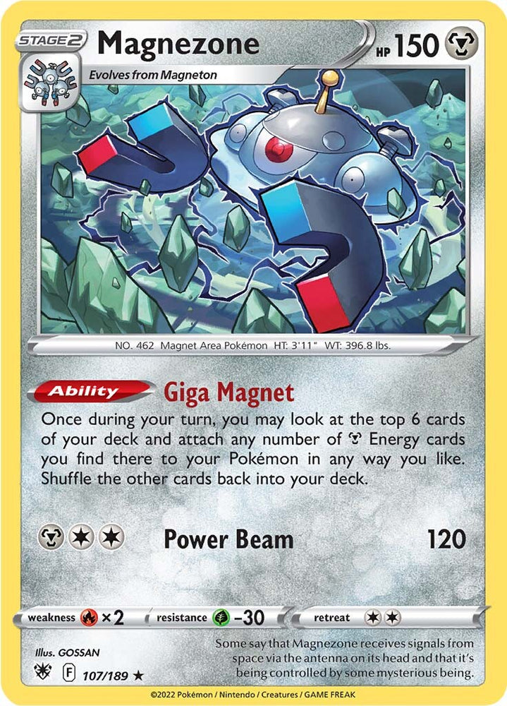 Magnezone (107/189) (Theme Deck Exclusive) [Sword &amp; Shield: Astral Radiance] 