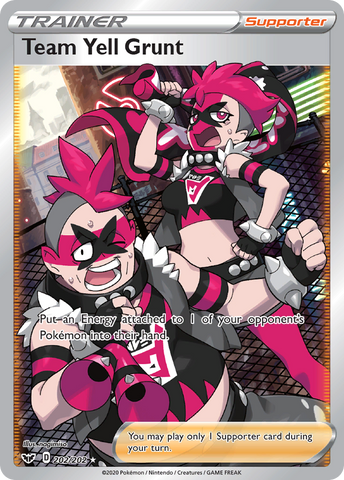 Team Yell Grunt (202/202) [Sword &amp; Shield: Base Set] 