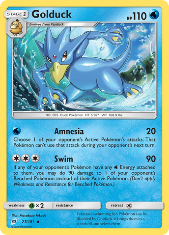 Golduck (27/181) [Sun &amp; Moon: Team Up] 