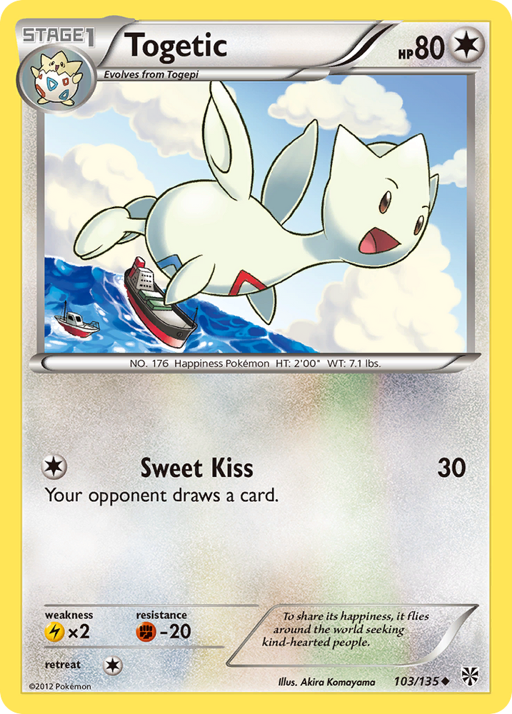 Togetic (103/135) [Black &amp; White: Plasma Storm] 