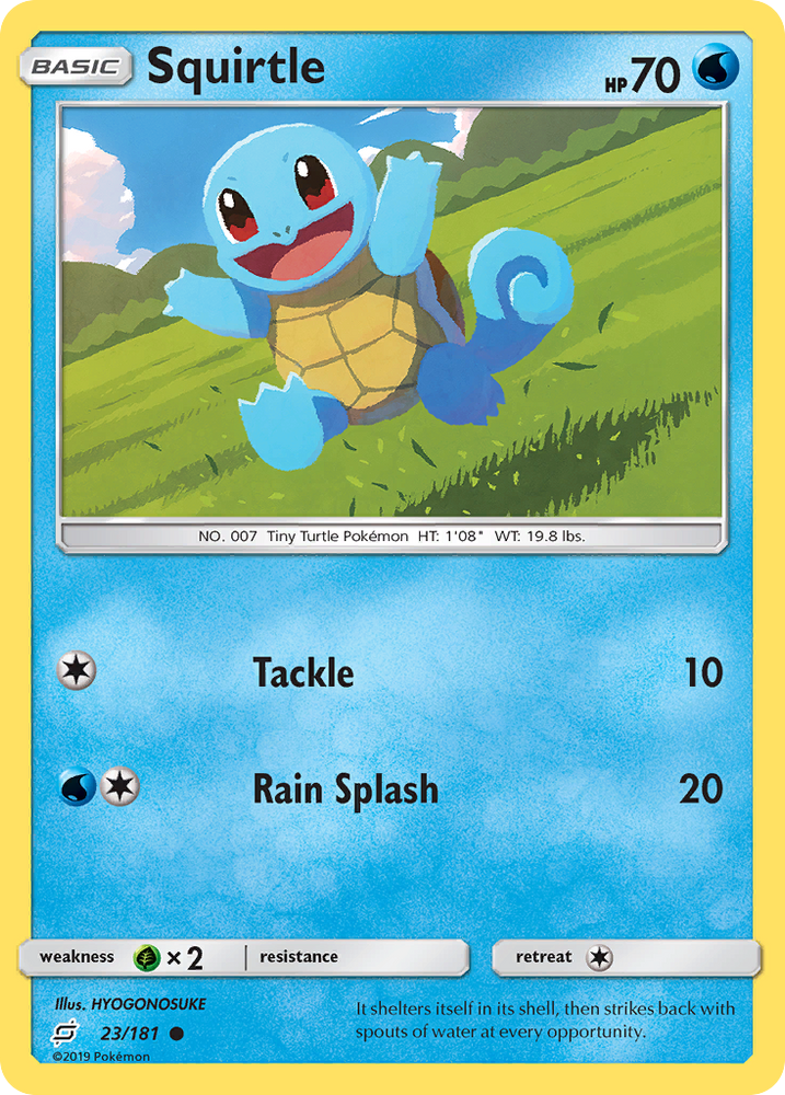 Squirtle (23/181) [Sun &amp; Moon: Team Up] 