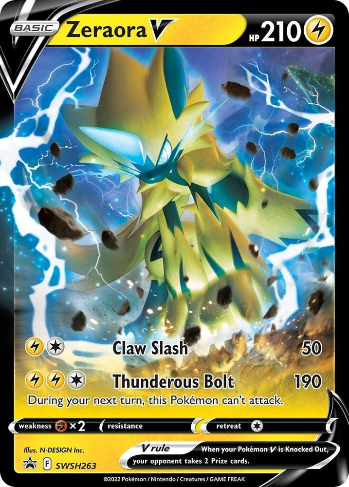 Zeraora V (SWSH263) [Sword &amp; Shield: Black Star Promos] 