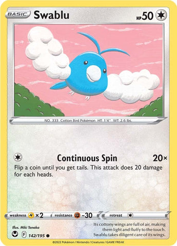 Swablu (142/195) [Sword &amp; Shield: Silver Tempest] 