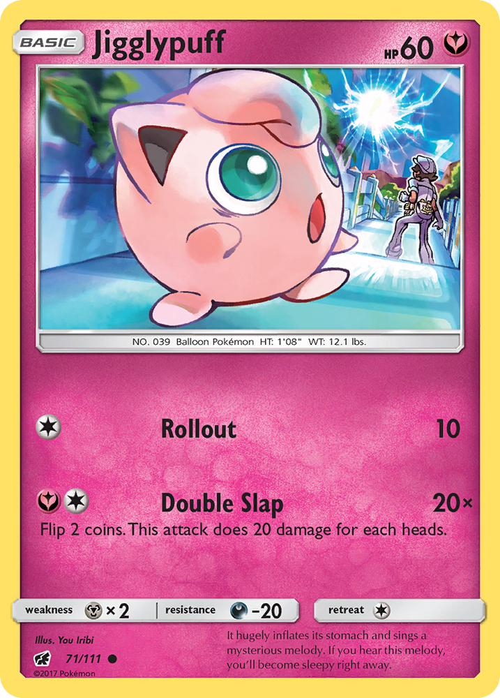 Jigglypuff (71/111) [Sun &amp; Moon: Crimson Invasion] 