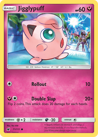 Jigglypuff (71/111) [Sun &amp; Moon: Crimson Invasion] 