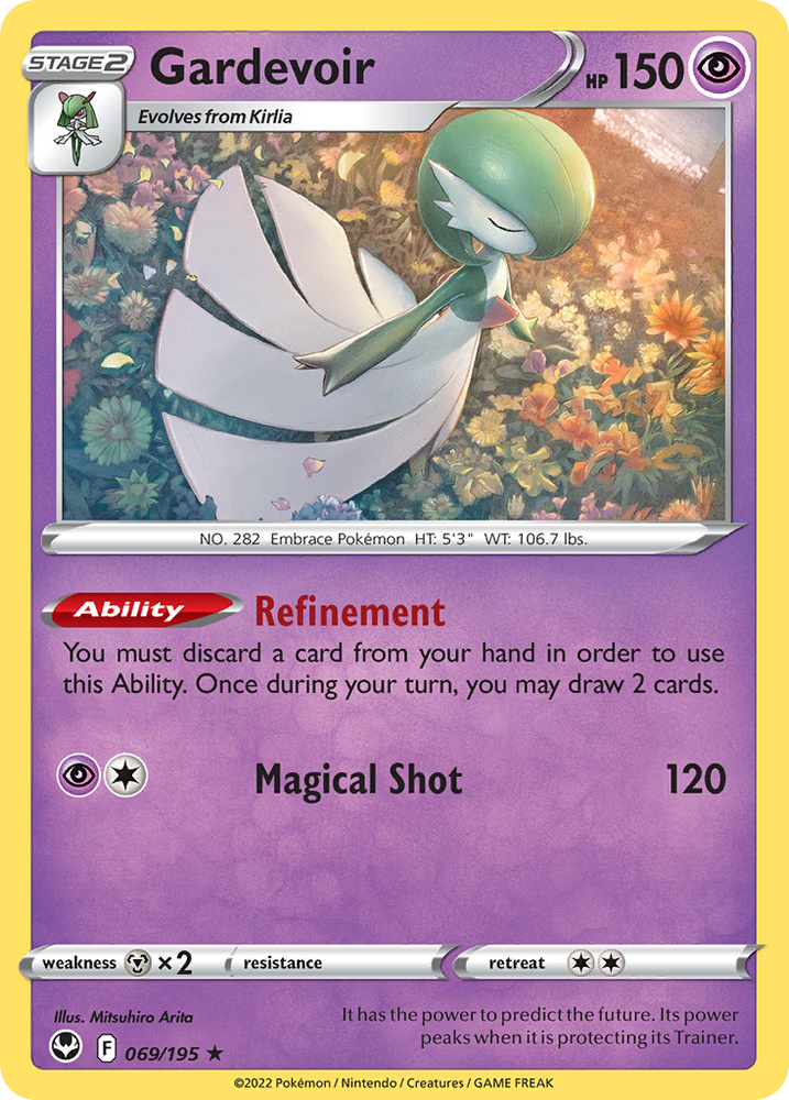 Gardevoir (069/195) (Theme Deck Exclusive) [Sword &amp; Shield: Silver Tempest] 