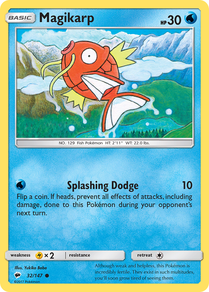 Magikarp (32/147) [Sun &amp; Moon: Burning Shadows] 