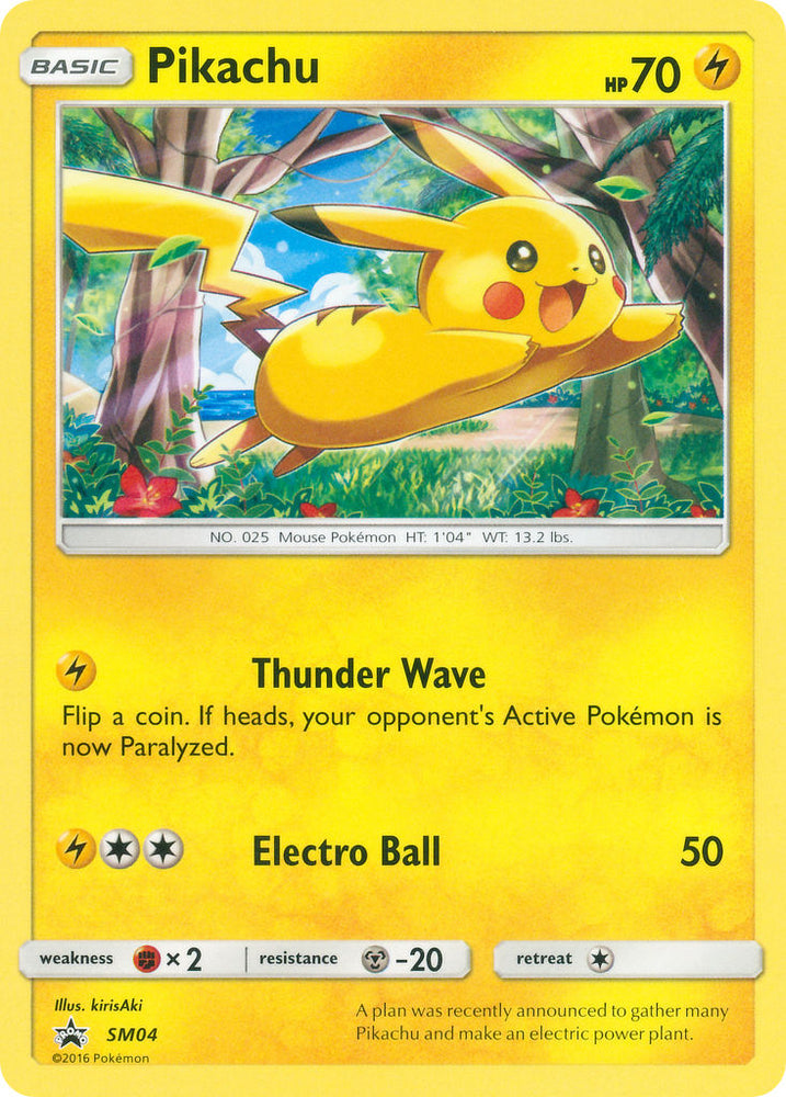 Pikachu (SM04) (Target Non Holo) [Sun &amp; Moon: Black Star Promos] 